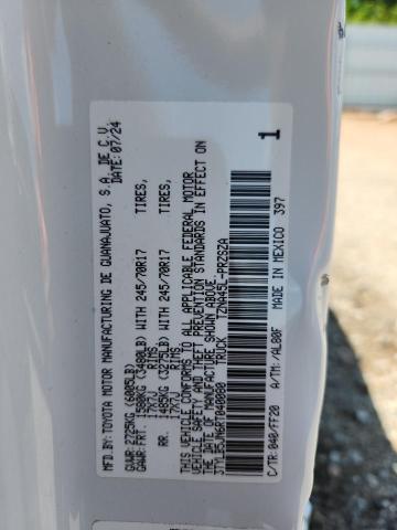 3TYLB5JN6RT040080 - 2024 TOYOTA TACOMA DOUBLE CAB WHITE photo 13