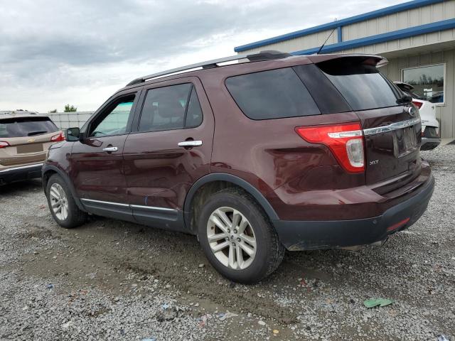 1FMHK7D81CGA19914 - 2012 FORD EXPLORER XLT MAROON photo 2