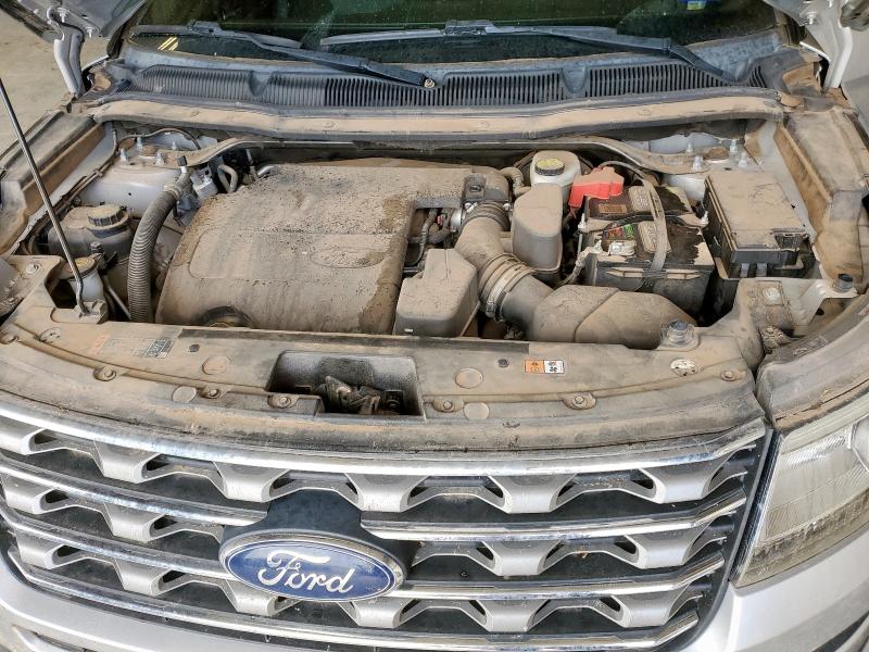 1FM5K7D81HGE37013 - 2017 FORD EXPLORER XLT Gümüş fotoğraf 12