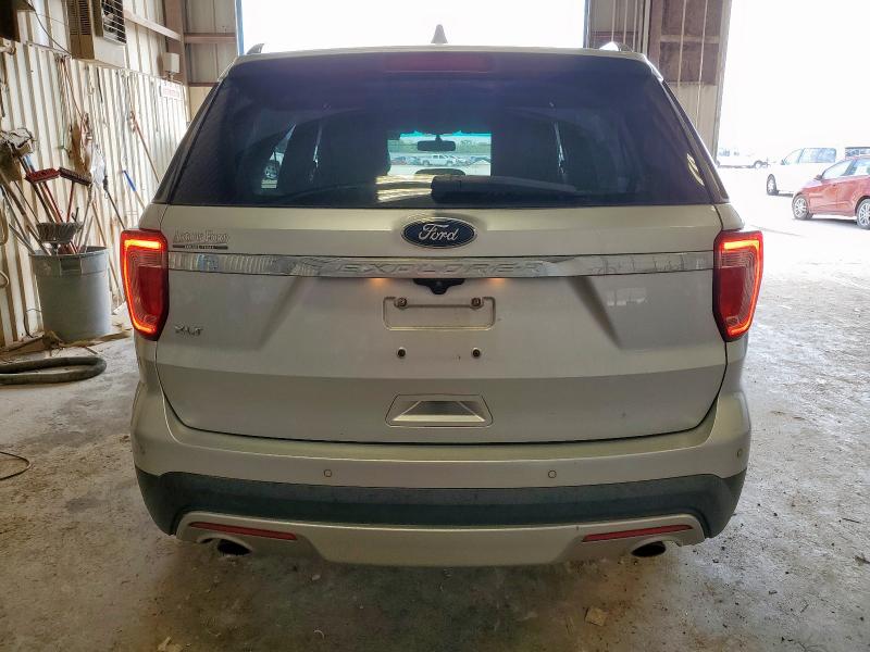 1FM5K7D81HGE37013 - 2017 FORD EXPLORER XLT Gümüş fotoğraf 6