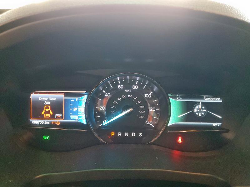 1FM5K7D81HGE37013 - 2017 FORD EXPLORER XLT Gümüş fotoğraf 9