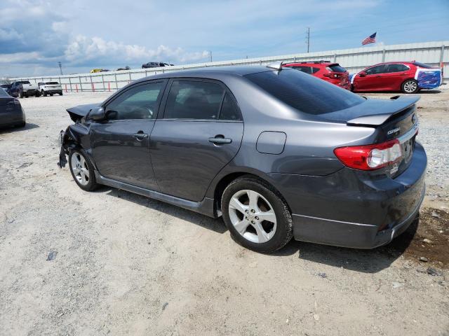5YFBU4EE9DP225201 - 2013 TOYOTA COROLLA BASE Grau Foto 2