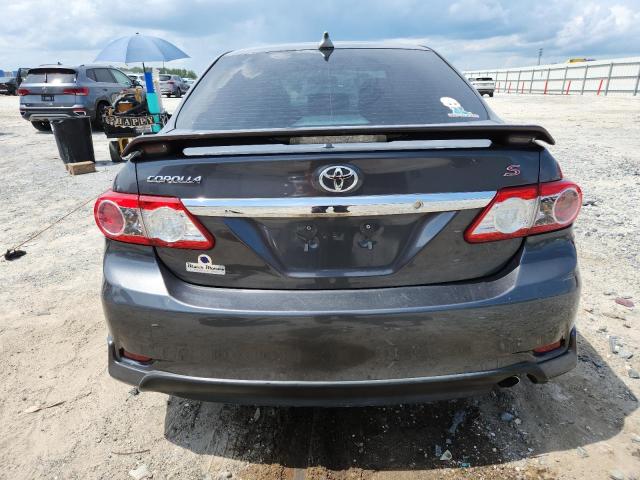5YFBU4EE9DP225201 - 2013 TOYOTA COROLLA BASE Grau Foto 6