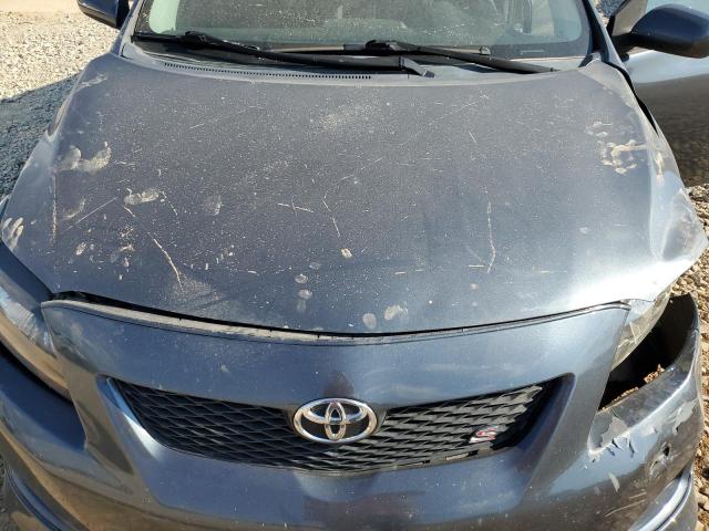 2T1BU4EE5AC242735 - 2010 TOYOTA COROLLA BASE GRAY photo 11