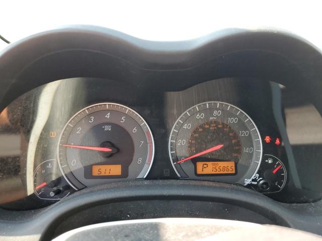 2T1BU4EE5AC242735 - 2010 TOYOTA COROLLA BASE GRAY photo 9