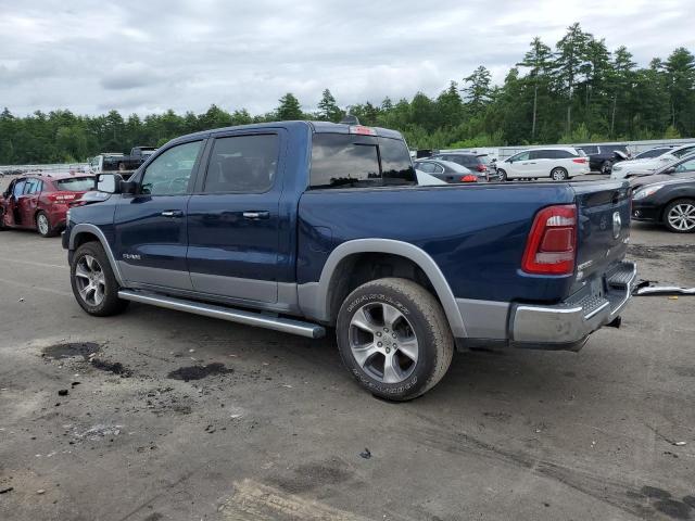 1C6SRFJT3KN588323 - 2019 RAM 1500 LARAMIE BLUE photo 2