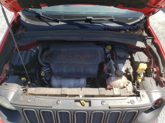 ZACCJBCB5HPE87219 - 2017 JEEP RENEGADE TRAILHAWK RED photo 12