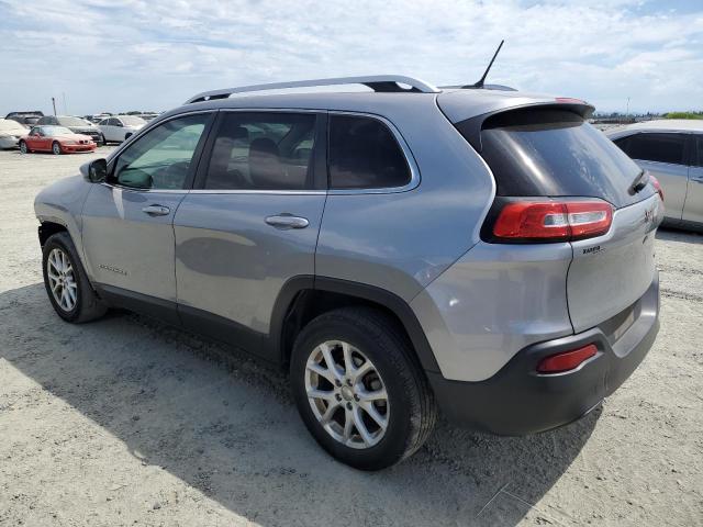 1C4PJLCBXFW627806 - 2015 JEEP CHEROKEE LATITUDE SILVER photo 2