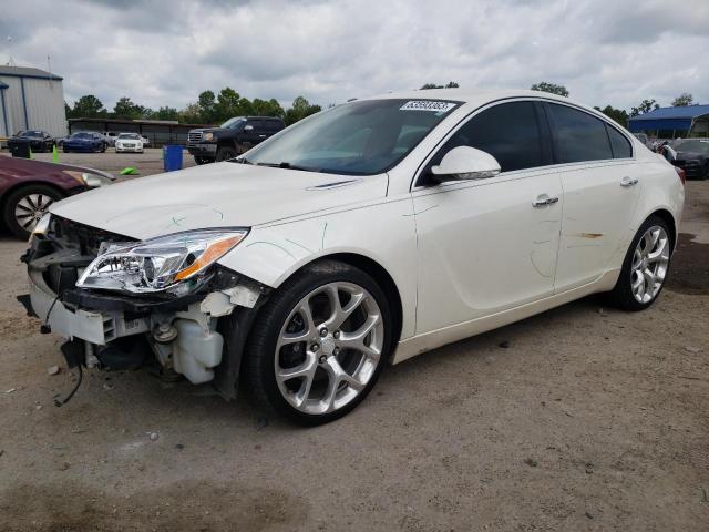 2G4GT5GX7E9324092 - 2014 BUICK REGAL GS WHITE photo 1