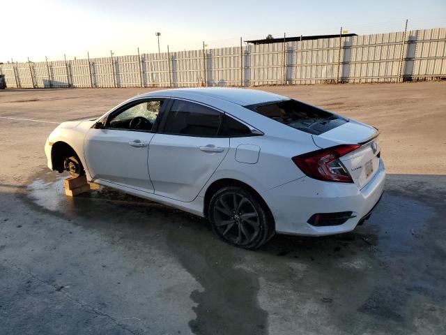 19XFC2F80KE214359 - 2019 HONDA CIVIC SPORT WHITE photo 2