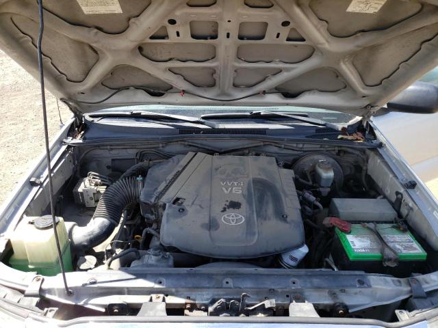 5TEJU62N16Z164810 - 2006 TOYOTA TACOMA DOUBLE CAB PRERUNNER SILVER photo 11