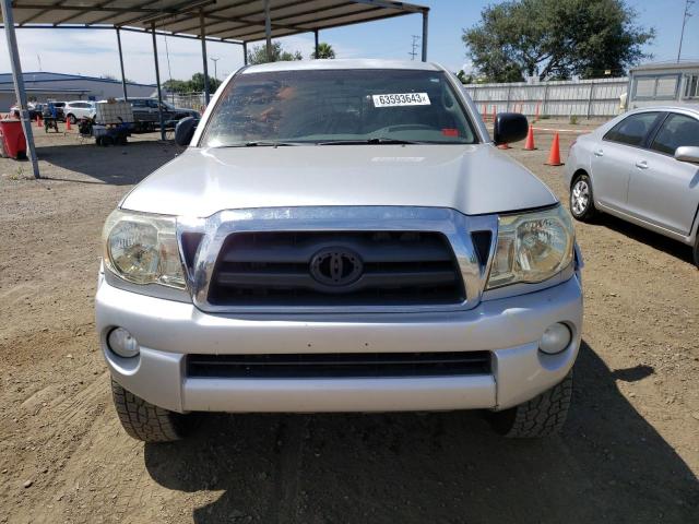 5TEJU62N16Z164810 - 2006 TOYOTA TACOMA DOUBLE CAB PRERUNNER SILVER photo 5