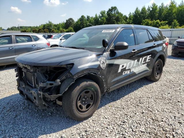 1FM5K8AB7MGB89706 - 2021 FORD EXPLORER POLICE INTERCEPTOR BLACK photo 1