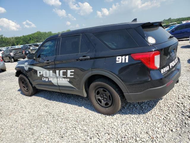 1FM5K8AB7MGB89706 - 2021 FORD EXPLORER POLICE INTERCEPTOR BLACK photo 2