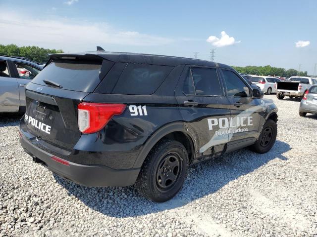 1FM5K8AB7MGB89706 - 2021 FORD EXPLORER POLICE INTERCEPTOR BLACK photo 3