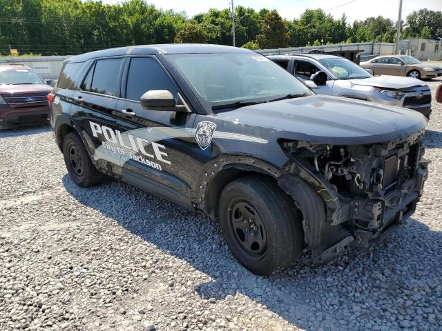 1FM5K8AB7MGB89706 - 2021 FORD EXPLORER POLICE INTERCEPTOR BLACK photo 4