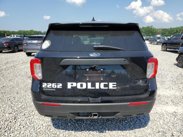 1FM5K8AB7MGB89706 - 2021 FORD EXPLORER POLICE INTERCEPTOR BLACK photo 6