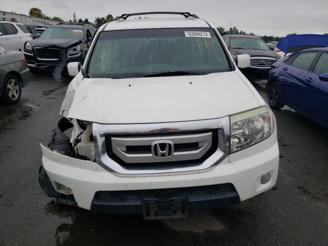 5FNYF4H42AB003128 - 2010 HONDA PILOT EX WHITE photo 5