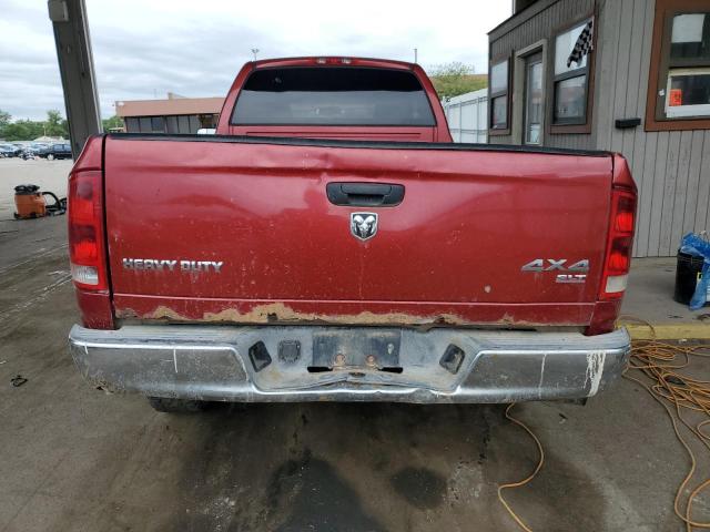 3D7KS26C96G214625 - 2006 DODGE RAM 2500 ST RED photo 6