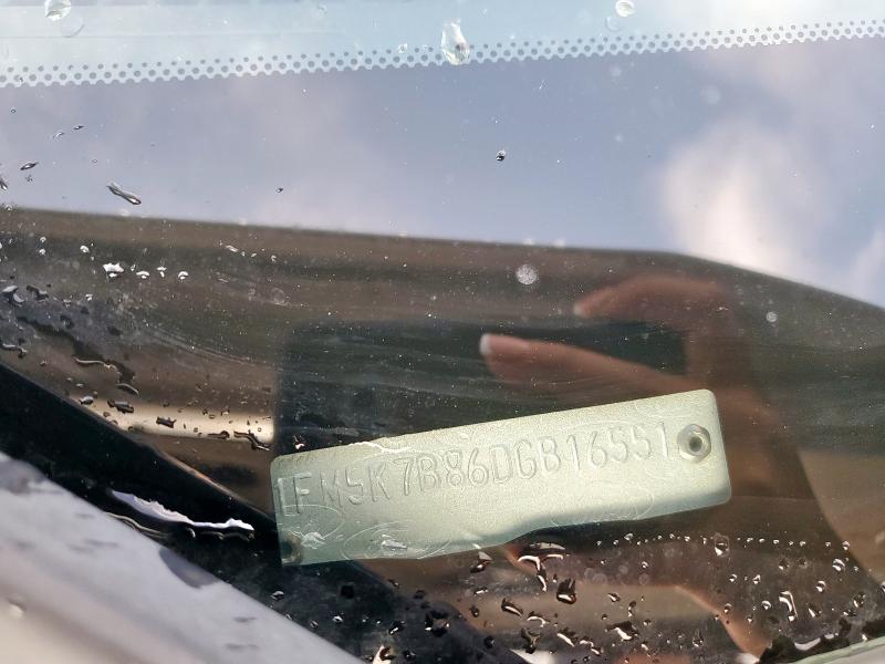 1FM5K7B86DGB16551 - 2013 FORD EXPLORER WHITE photo 14