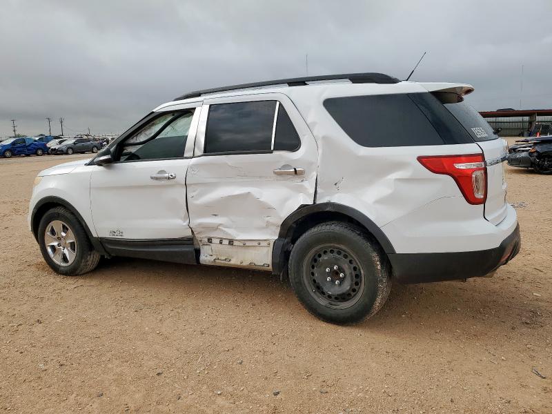 1FM5K7B86DGB16551 - 2013 FORD EXPLORER WHITE photo 2