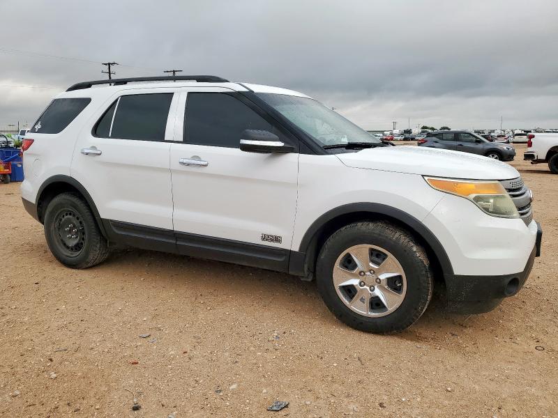 1FM5K7B86DGB16551 - 2013 FORD EXPLORER WHITE photo 4