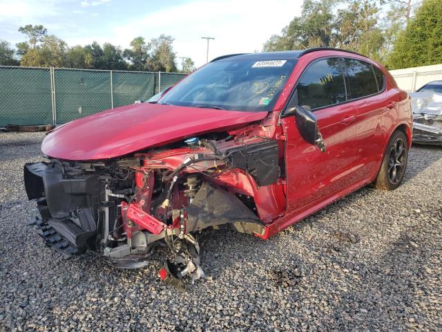 ZASPAKBNXP7D50714 - 2023 ALFA ROMEO STELVIO TI RED photo 1