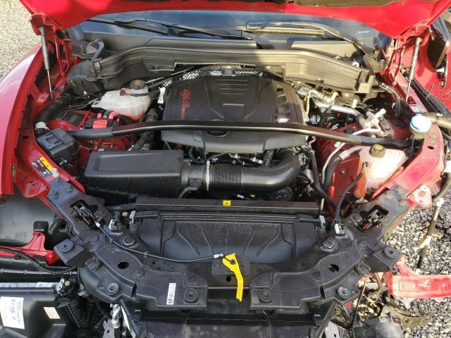 ZASPAKBNXP7D50714 - 2023 ALFA ROMEO STELVIO TI RED photo 11