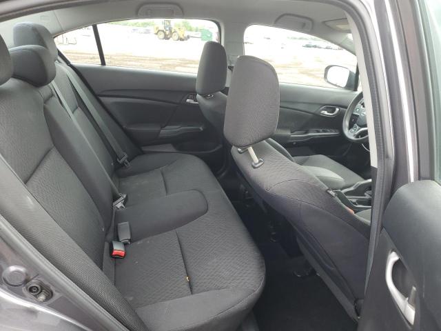 19XFB2F55EE010122 - 2014 HONDA CIVIC LX GRAY photo 10