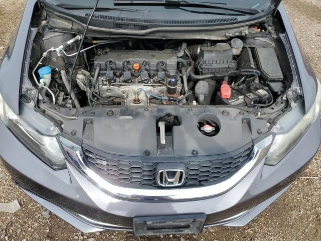 19XFB2F55EE010122 - 2014 HONDA CIVIC LX GRAY photo 11