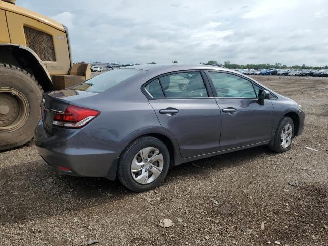 19XFB2F55EE010122 - 2014 HONDA CIVIC LX GRAY photo 3