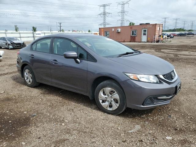 19XFB2F55EE010122 - 2014 HONDA CIVIC LX GRAY photo 4