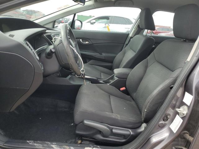 19XFB2F55EE010122 - 2014 HONDA CIVIC LX GRAY photo 7