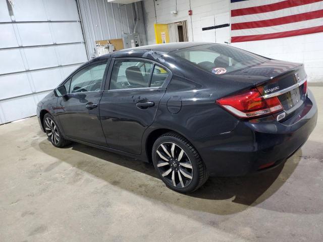 2HGFB2F97EH536860 - 2014 HONDA CIVIC EXL BLACK photo 2