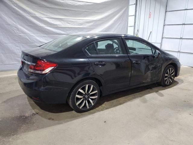2HGFB2F97EH536860 - 2014 HONDA CIVIC EXL BLACK photo 3