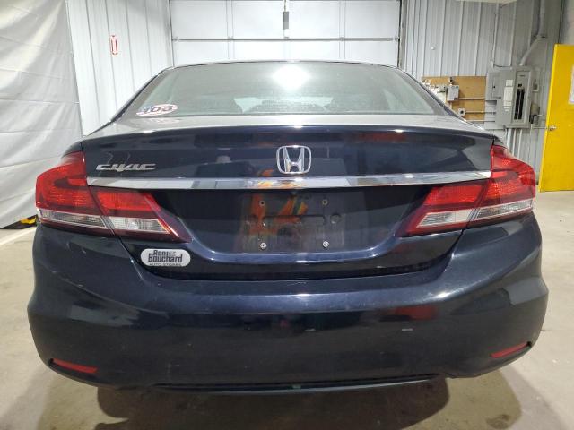 2HGFB2F97EH536860 - 2014 HONDA CIVIC EXL BLACK photo 6