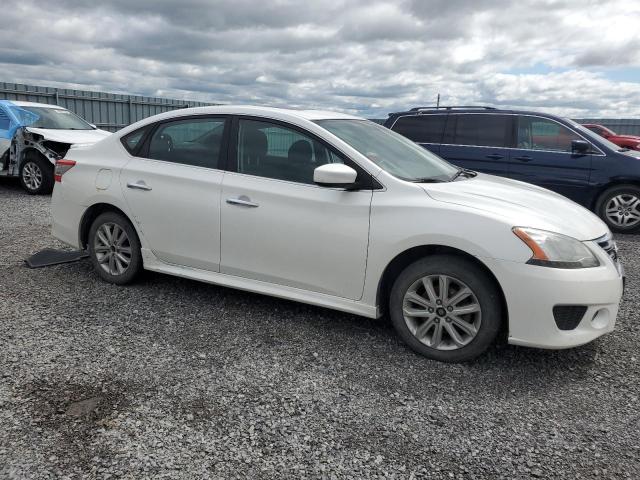 3N1AB7AP6DL624996 - 2013 NISSAN SENTRA S WHITE photo 4