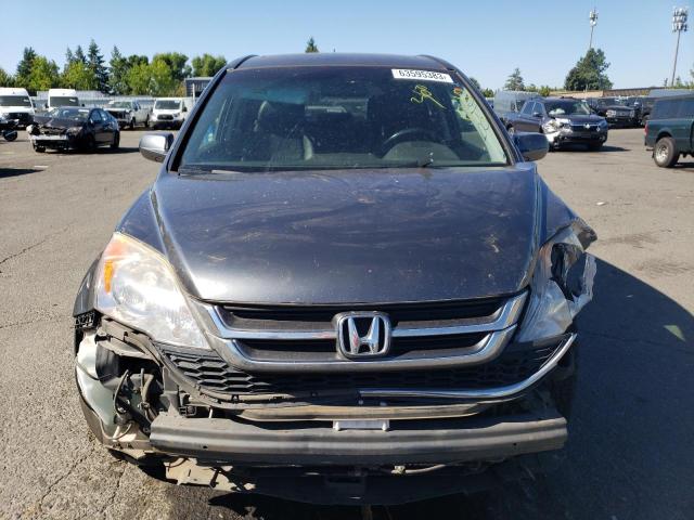 JHLRE4H72BC016528 - 2011 HONDA CR-V EXL GRAY photo 5