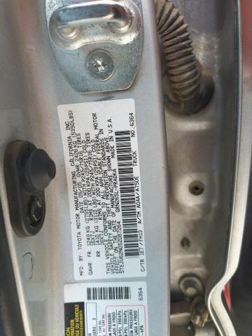 5TEJU62N05Z087264 - 2005 TOYOTA TACOMA DOUBLE CAB PRERUNNER SILVER photo 12