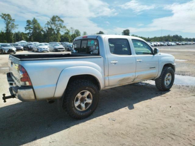 5TEJU62N05Z087264 - 2005 TOYOTA TACOMA DOUBLE CAB PRERUNNER SILVER photo 3