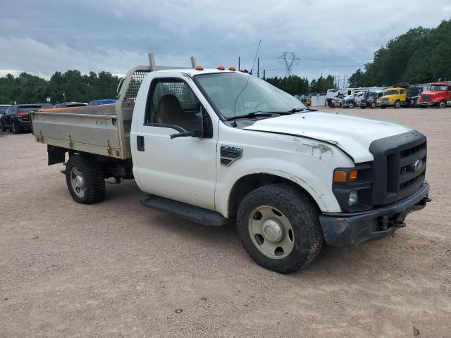 1FDSF34508EA74527 - 2008 FORD F350 SRW SUPER DUTY WHITE photo 4