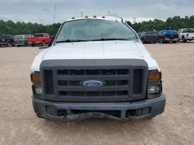 1FDSF34508EA74527 - 2008 FORD F350 SRW SUPER DUTY WHITE photo 5