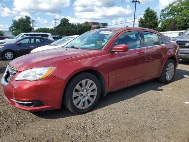 1C3CCBAB9EN145312 - 2014 CHRYSLER 200 LX BURGUNDY photo 1