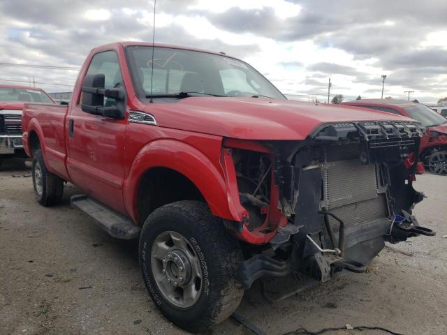 1FTBF2B65BEA10775 - 2011 FORD F250 SUPER DUTY RED photo 4