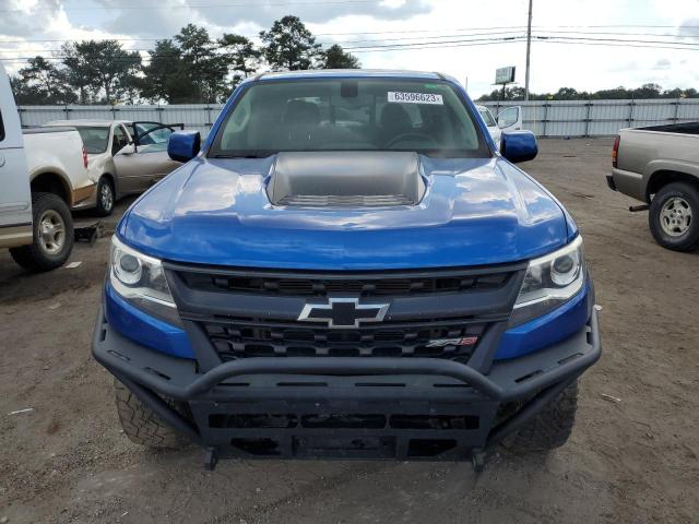 1GCGTEEN8J1195249 - 2018 CHEVROLET COLORADO ZR2 BLUE photo 5