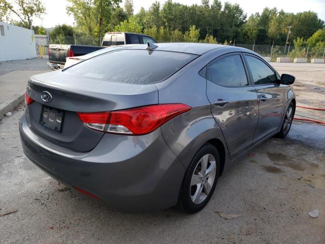 5NPDH4AE6DH332867 - 2013 HYUNDAI ELANTRA GLS GRAY photo 3