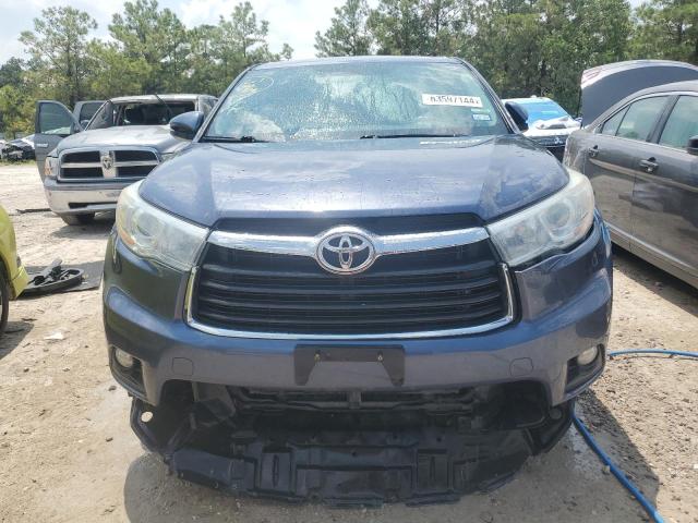 5TDBKRFH5GS245016 - 2016 TOYOTA HIGHLANDER LE BLUE photo 5