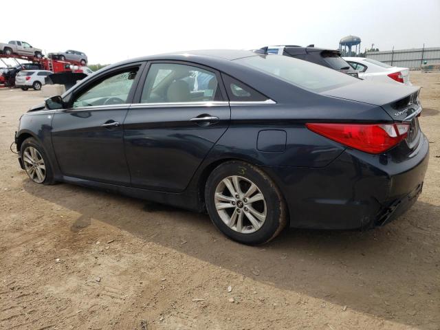 5NPEB4AC0EH822050 - 2014 HYUNDAI SONATA GLS BLUE photo 2