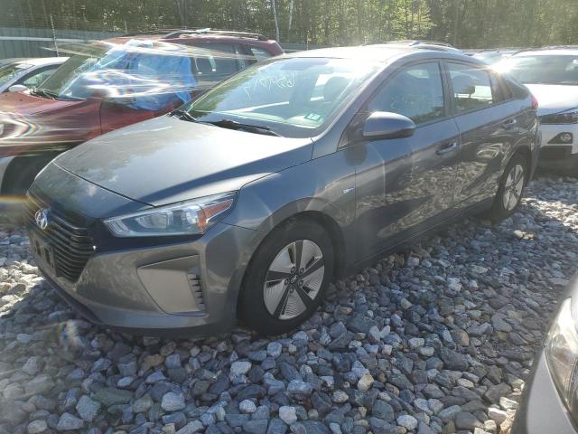 KMHC65LCXKU179105 - 2019 HYUNDAI IONIQ BLUE GRAY photo 1