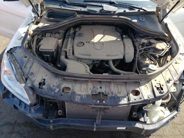 4JGDA5HB1CA025243 - 2012 MERCEDES-BENZ ML 350 4MATIC WHITE photo 11